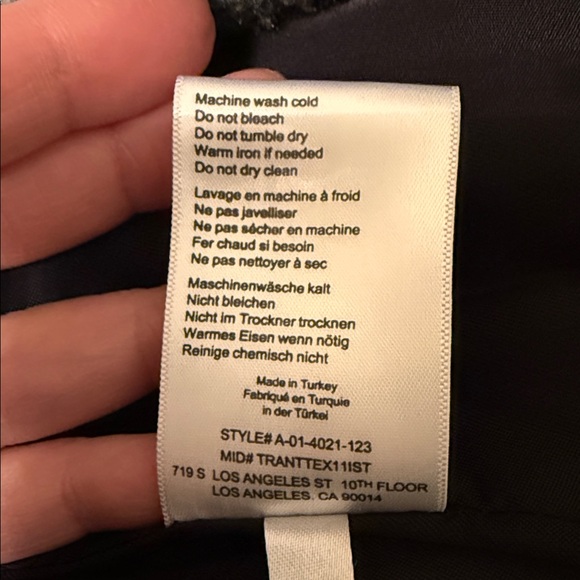 ANINE BING “Oakley” Cozy Plaid Sherpa Shacket Jacket - Picture 6 of 6